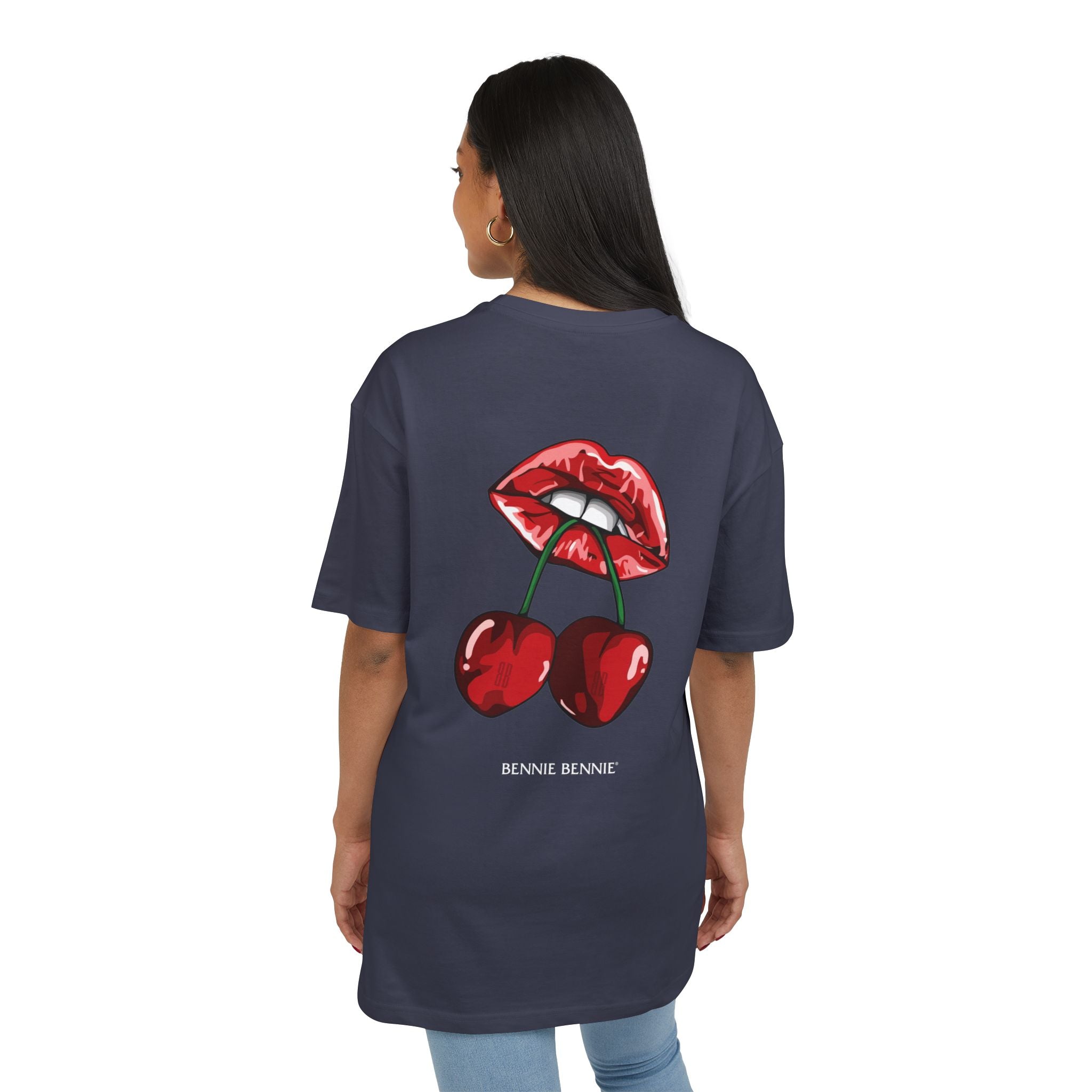 Cherry Lips. - Heavy Oversize T-Shirt