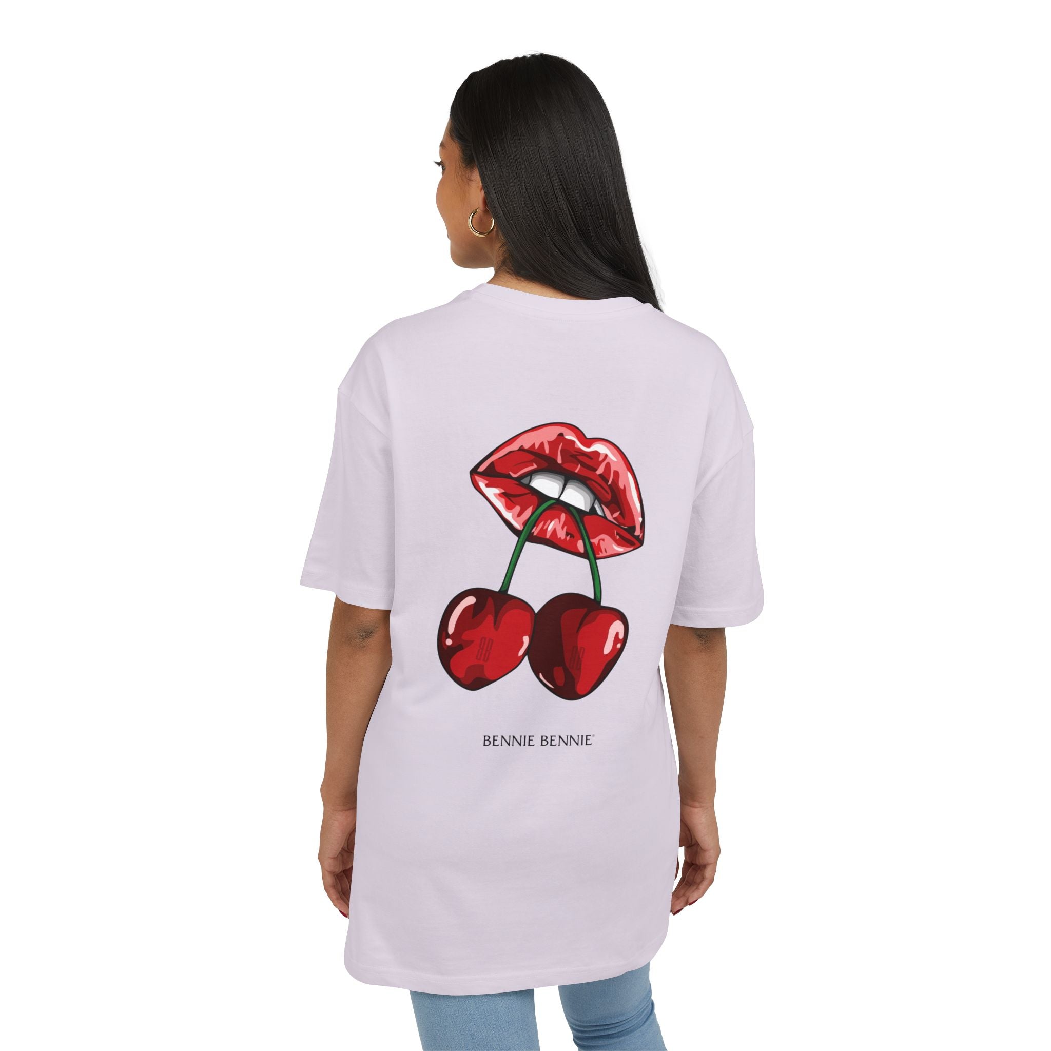 Cherry Lips. - Heavy Oversize T-Shirt