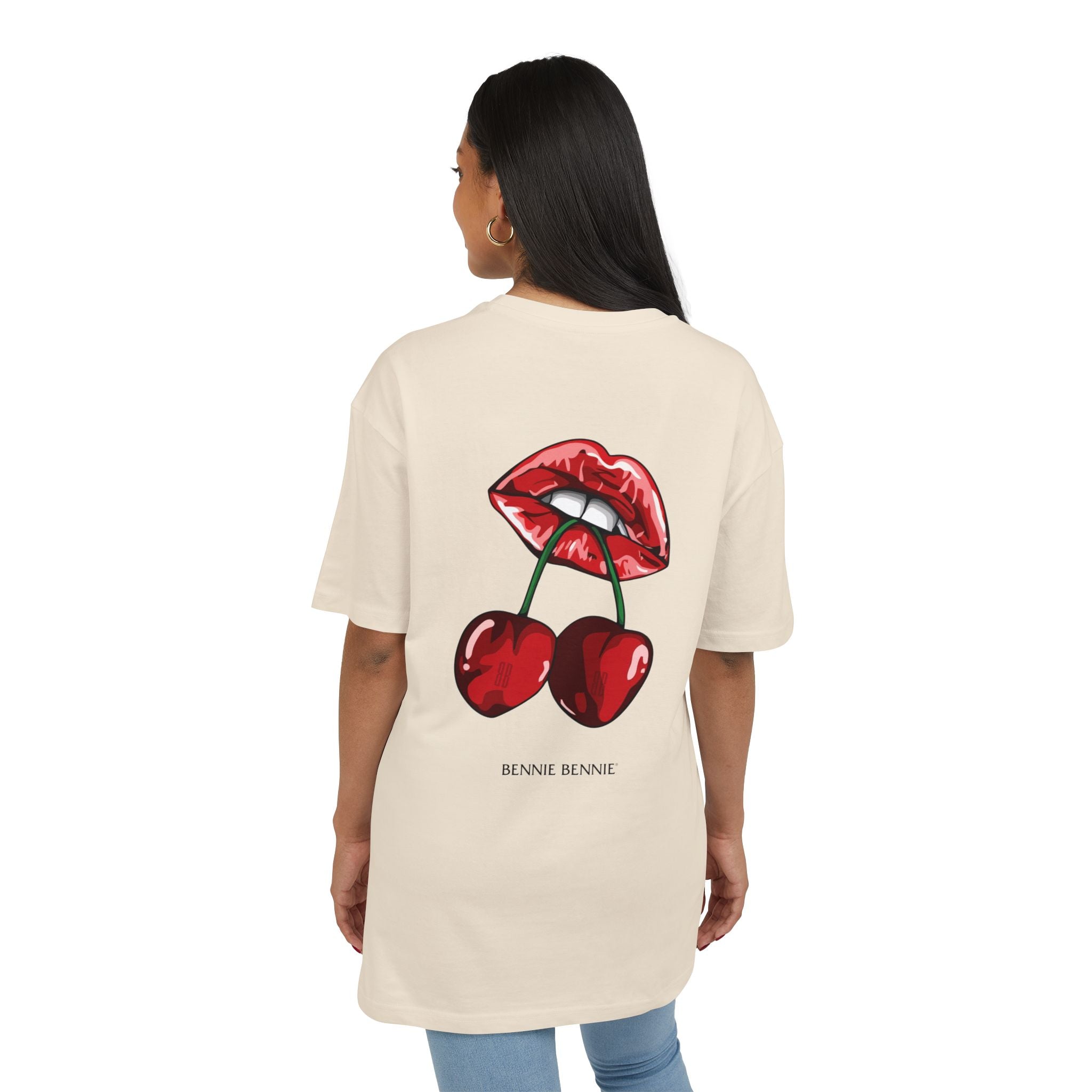 Cherry Lips. - Heavy Oversize T-Shirt