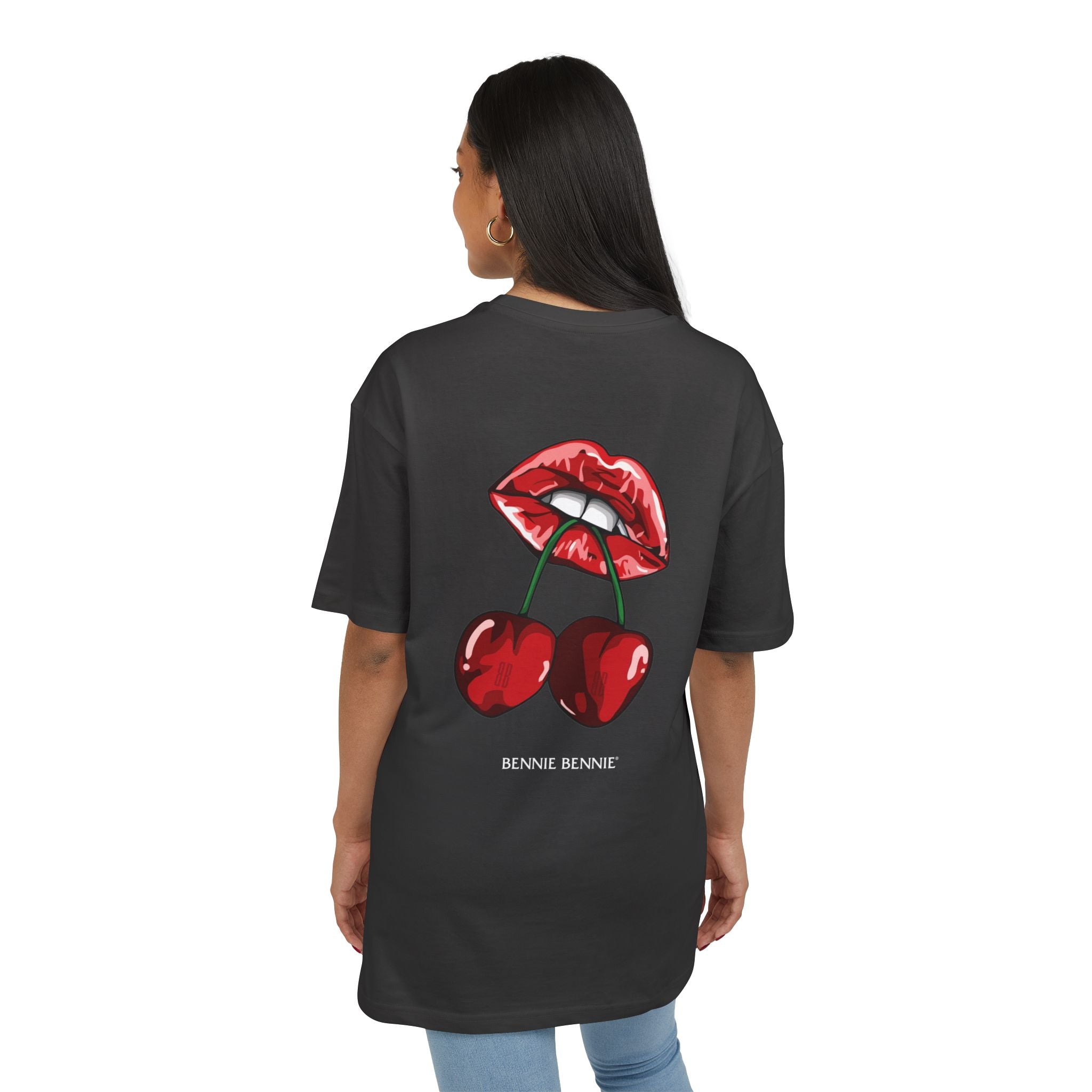 Cherry Lips. - Heavy Oversize T-Shirt