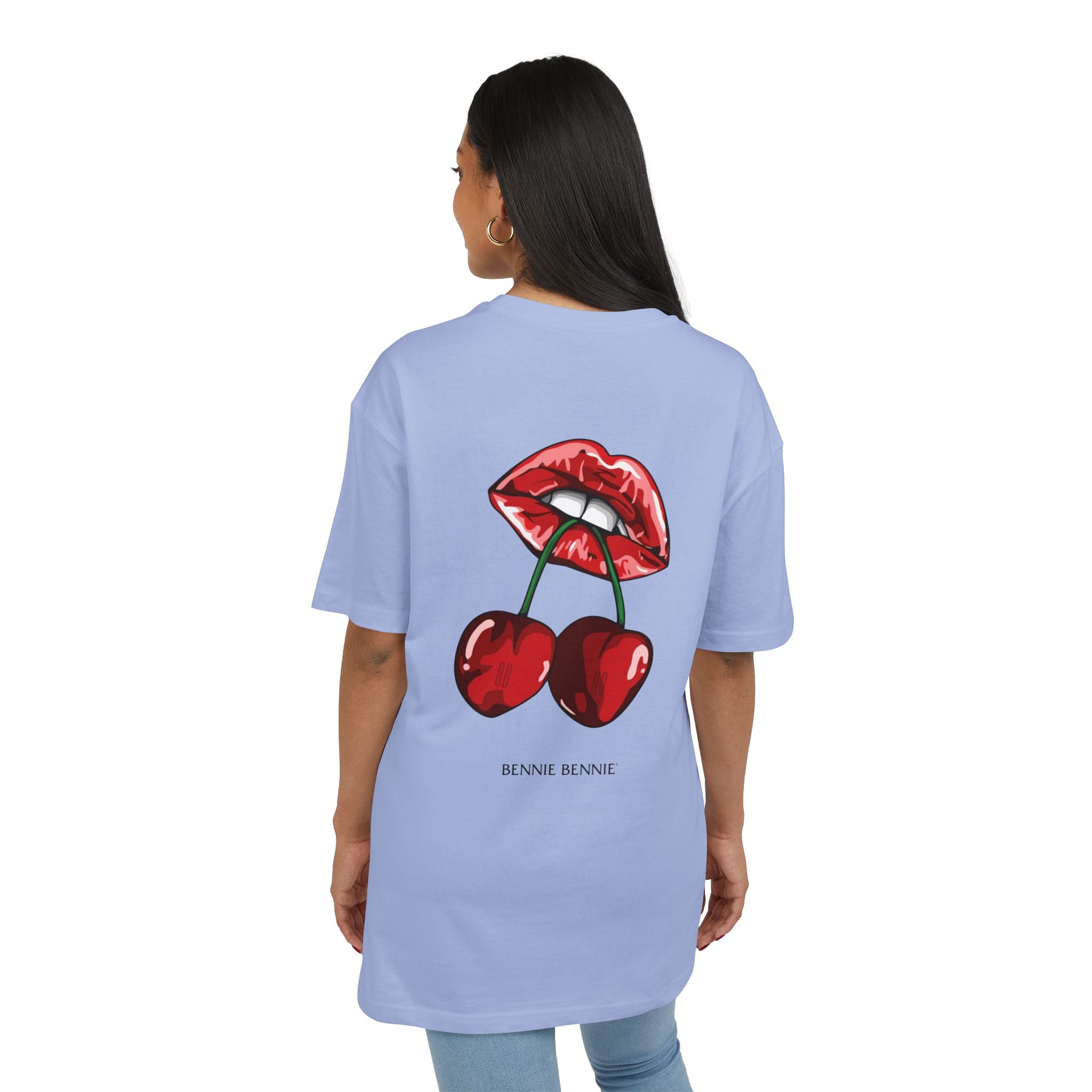 Cherry Lips. - Heavy Oversize T-Shirt