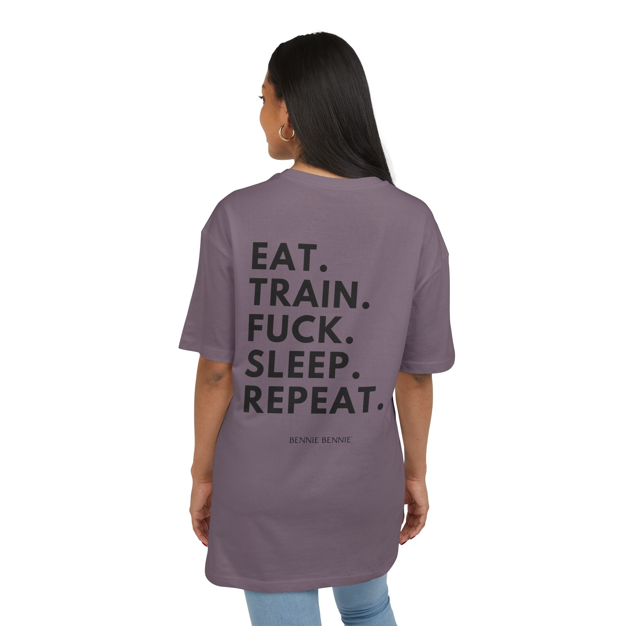 Eat. Train. Fuck. Sleep. Repeat. - Heavy Oversize T-Shirt