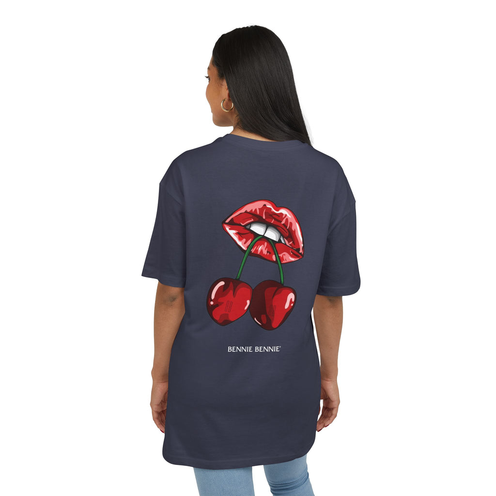 Cherry Lips. - Heavy Oversize T-Shirt