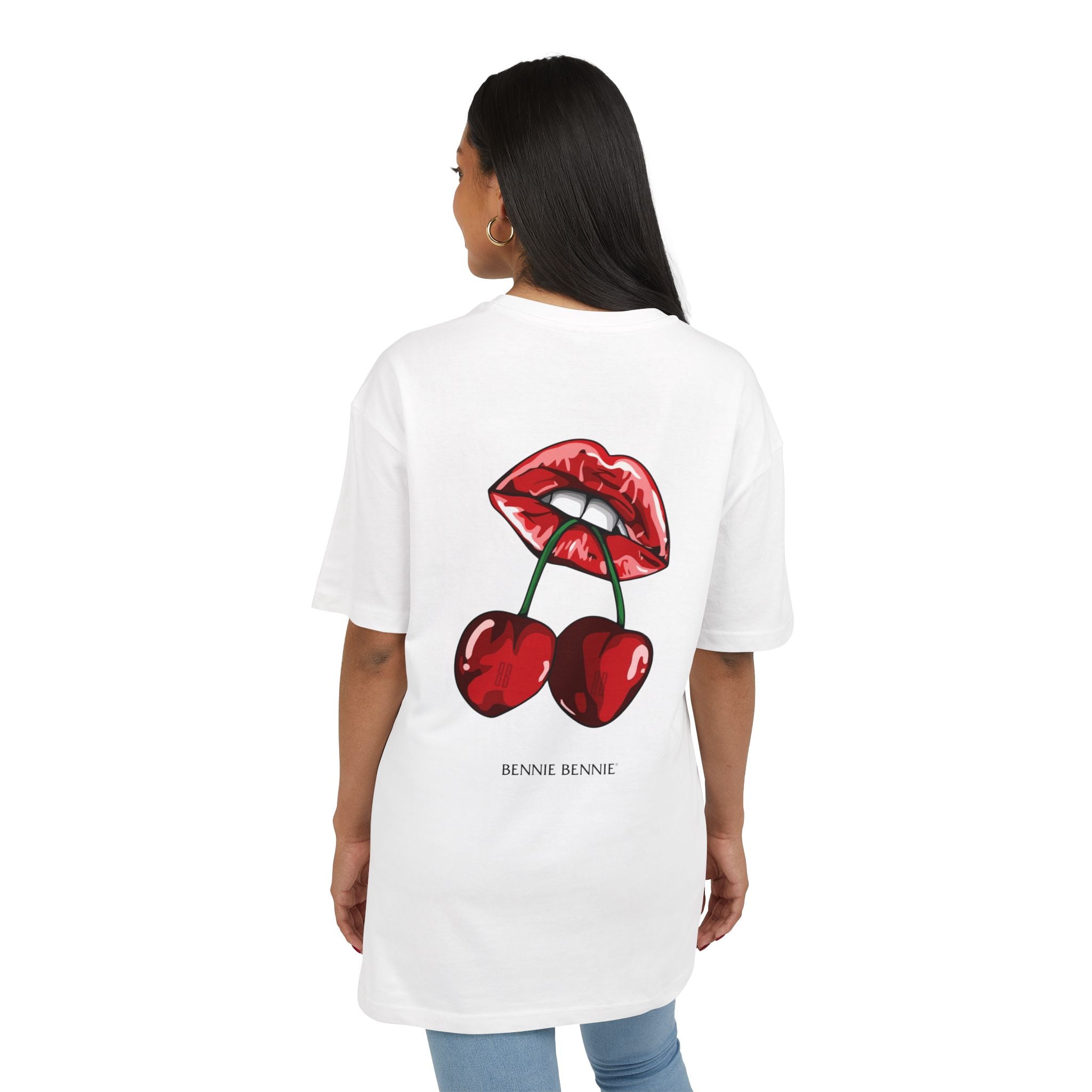 Cherry Lips. - Heavy Oversize T-Shirt
