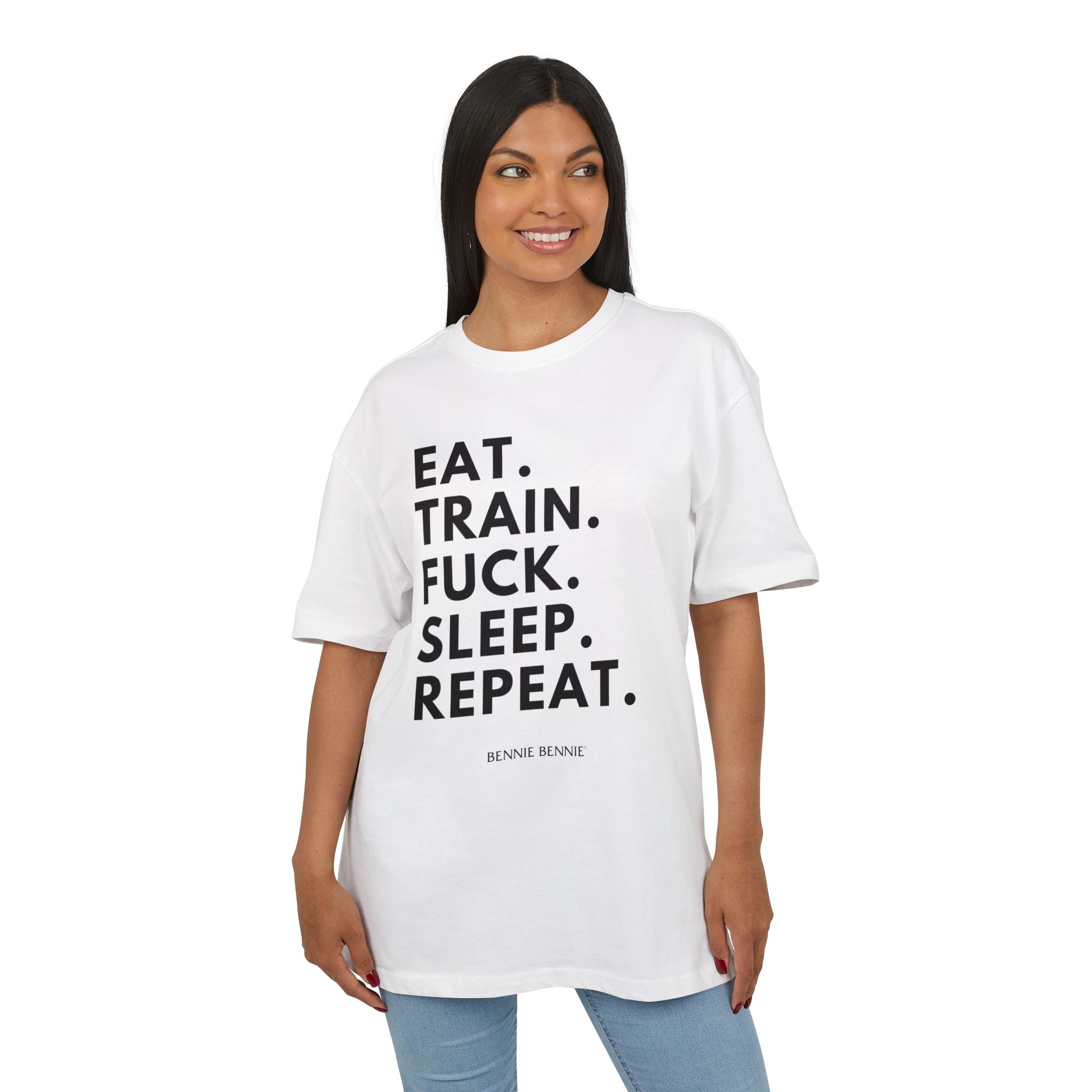 Eat. Train. Fuck. Sleep. Repeat. 2 - Heavy Oversize T-Shirt