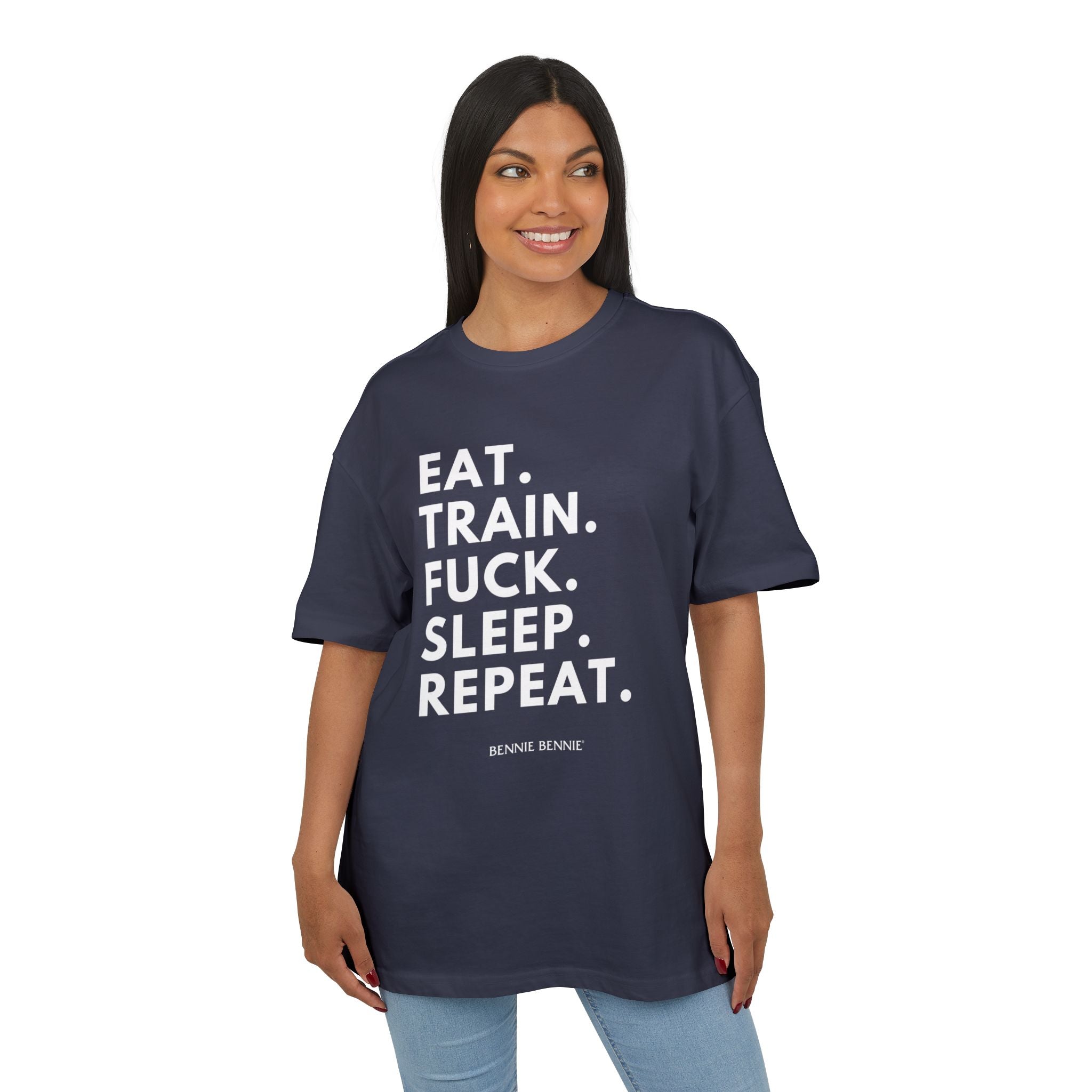 Eat. Train. Fuck. Sleep. Repeat. 2 - Heavy Oversize T-Shirt