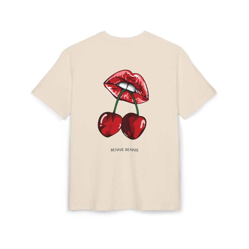 Cherry Lips. - Heavy Oversize T-Shirt
