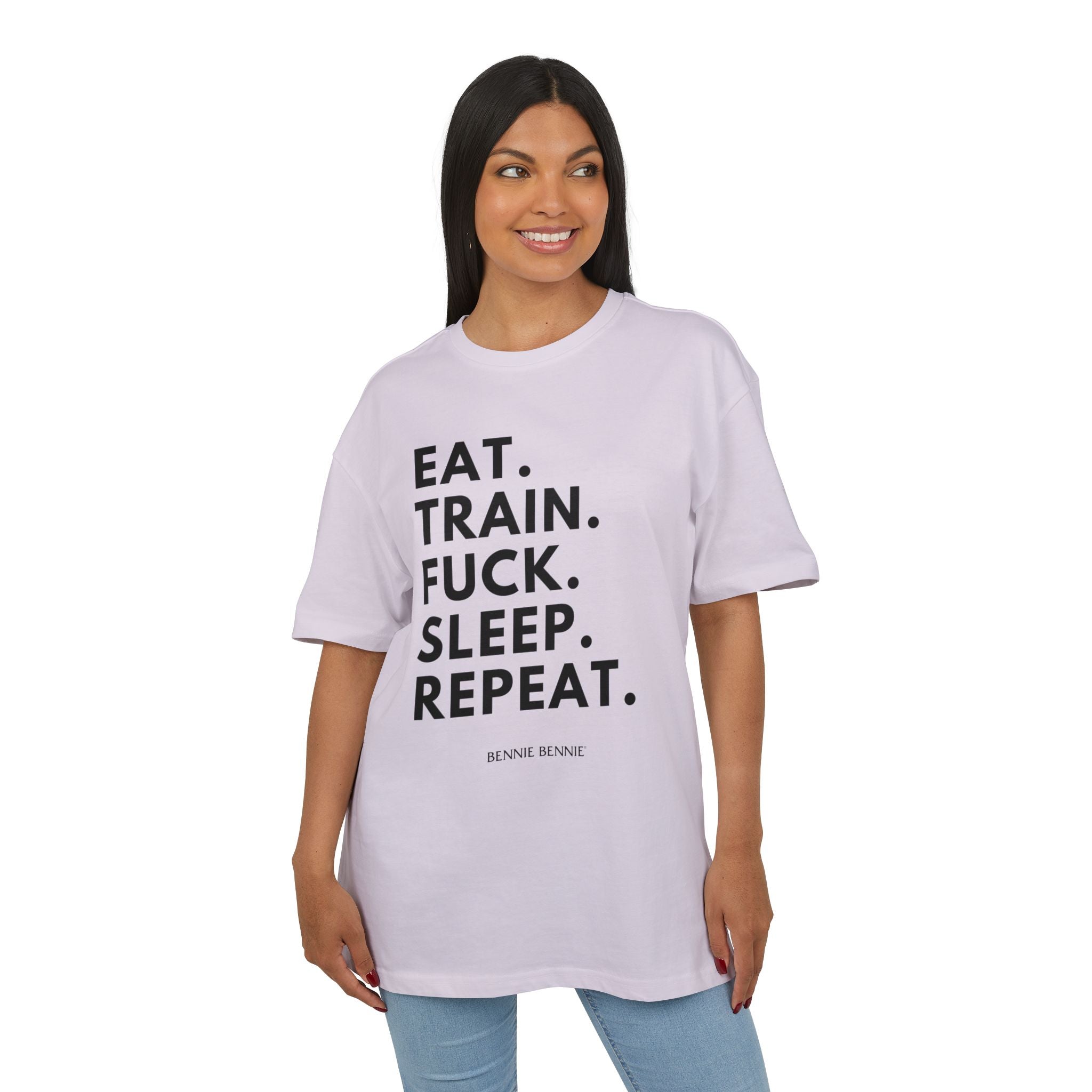 Eat. Train. Fuck. Sleep. Repeat. 2 - Heavy Oversize T-Shirt
